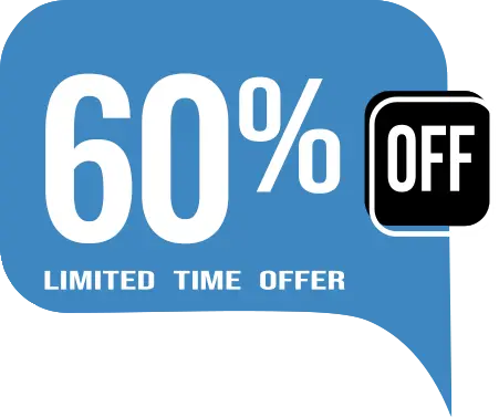 60% Off Limited Time Offer