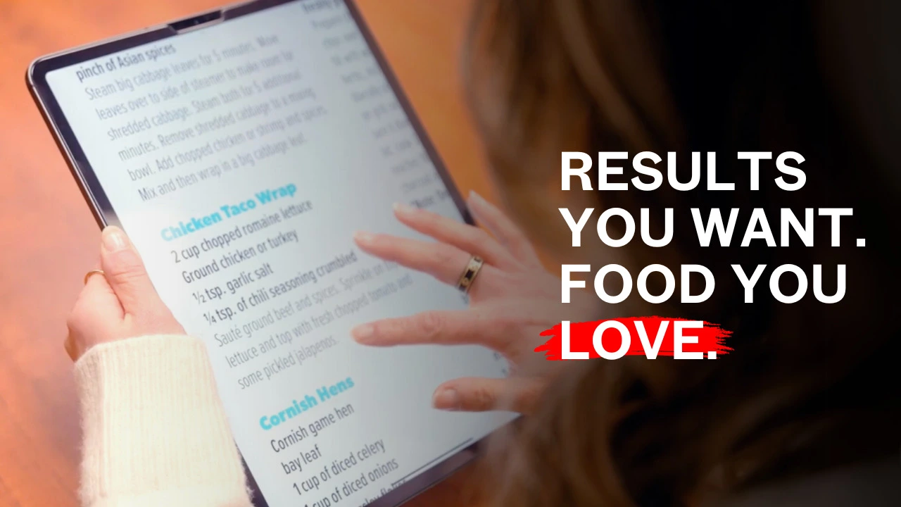 Results You Want Food You Love