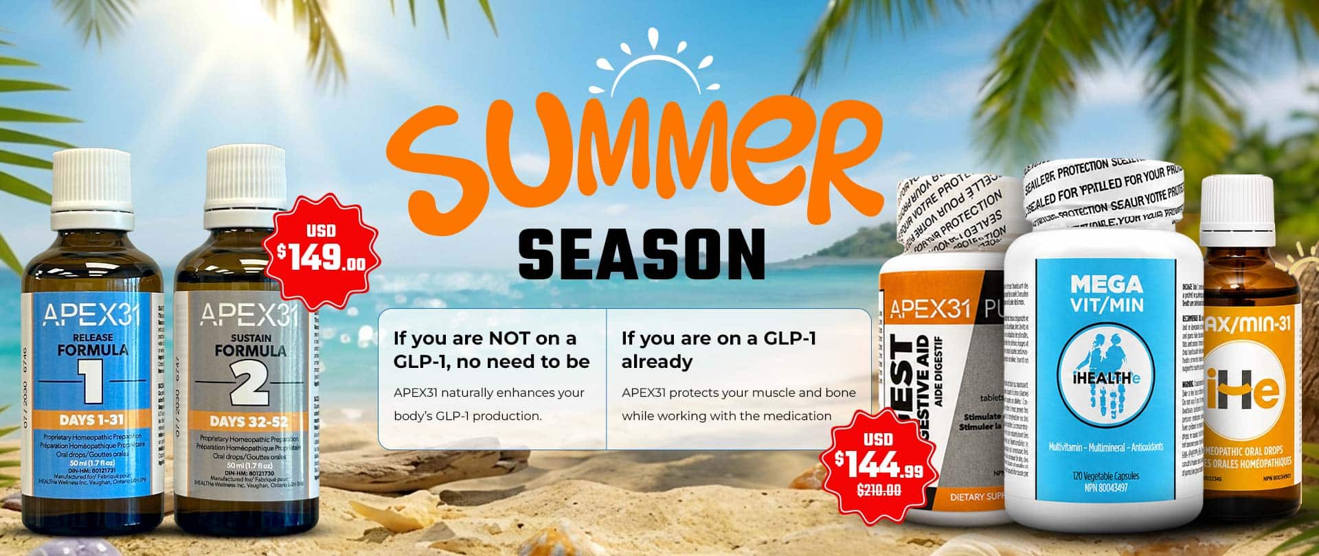 Summer Season Sale Desktop Banner